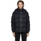 Moncler Harrods Hooded Padded Quilted Down Puffer Jacket For Men Black