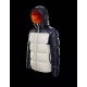 Moncler Latour Hooded Down Puffer Jacket Mens Down Coat Winter Outwear White Blue