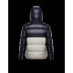 Moncler Latour Hooded Down Puffer Jacket Mens Down Coat Winter Outwear White Blue