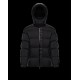 Moncler Maures Logo Hooded Down Puffer Jacket Mens Down Coat Winter Outwear Black