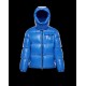 Moncler Montbeliard Down Jacket Mens Hooded Down Puffer Coat Winter Outwear Blue