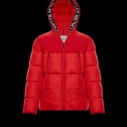 Moncler Ramis Down Jacket Mens Hooded Down Puffer Coat Winter Outwear Red 