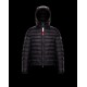 Moncler Rook Hooded Padded Down Jacket For Men Black