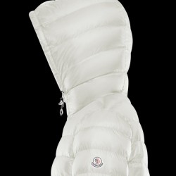 Moncler Rook Hooded Padded Down Jacket For Men White 