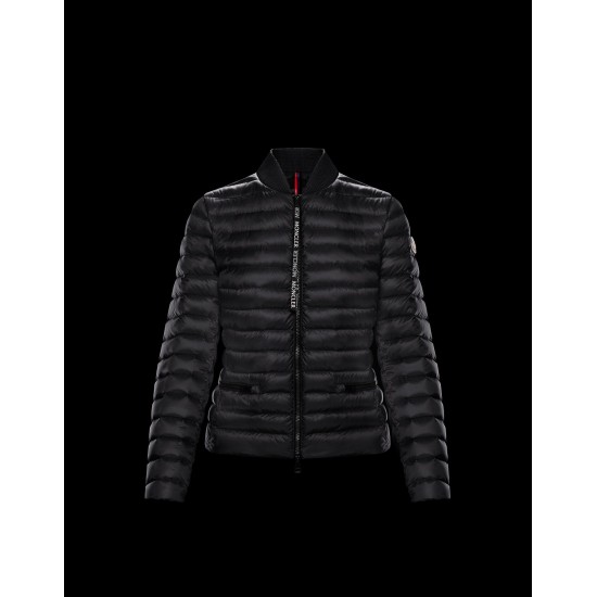 Moncler Blenca Quilted Down Jacket For Women Short Black