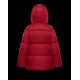 Moncler Hooded Down Puffer Jacket Women Short Down Coat Winter Ourtwear Red